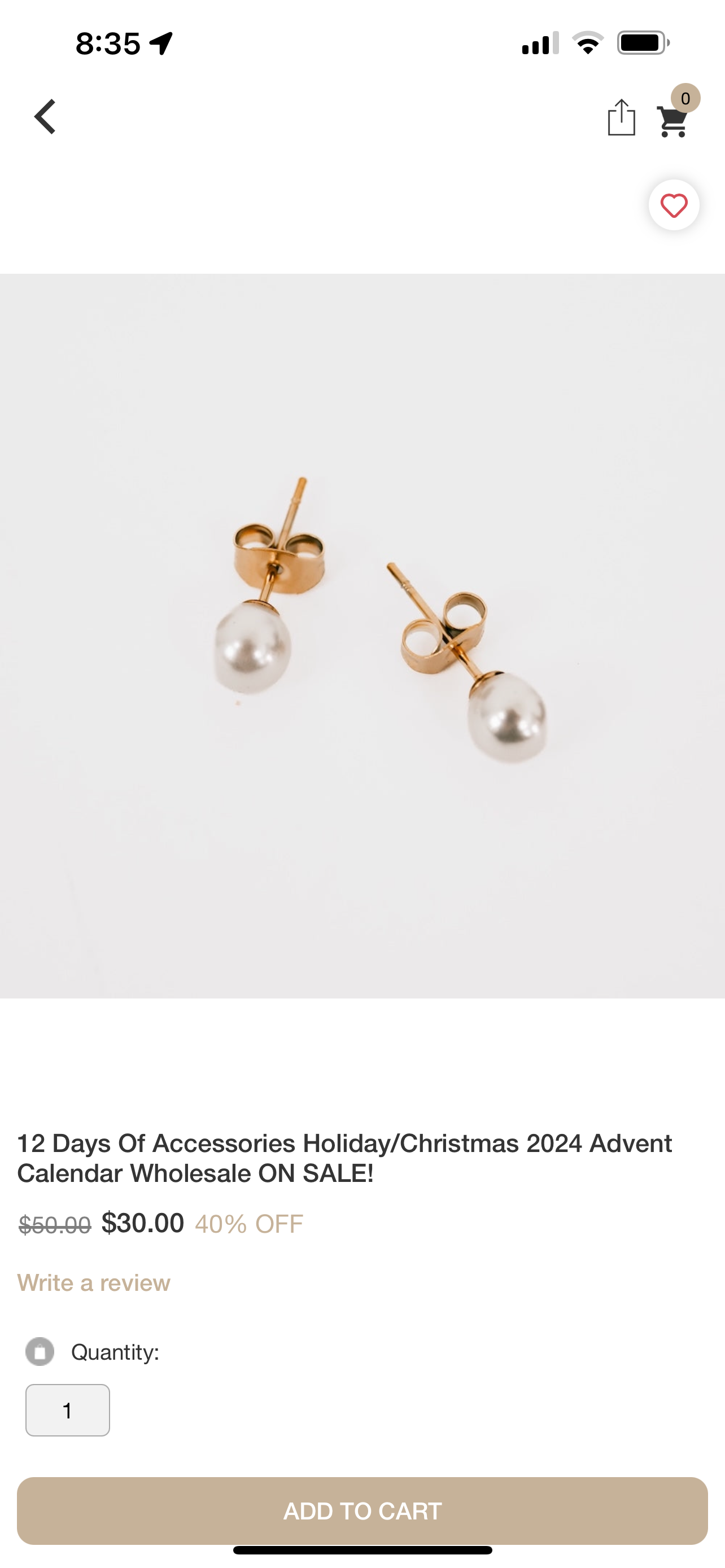 Gifts- 12 Day of Accessories Christmas 24