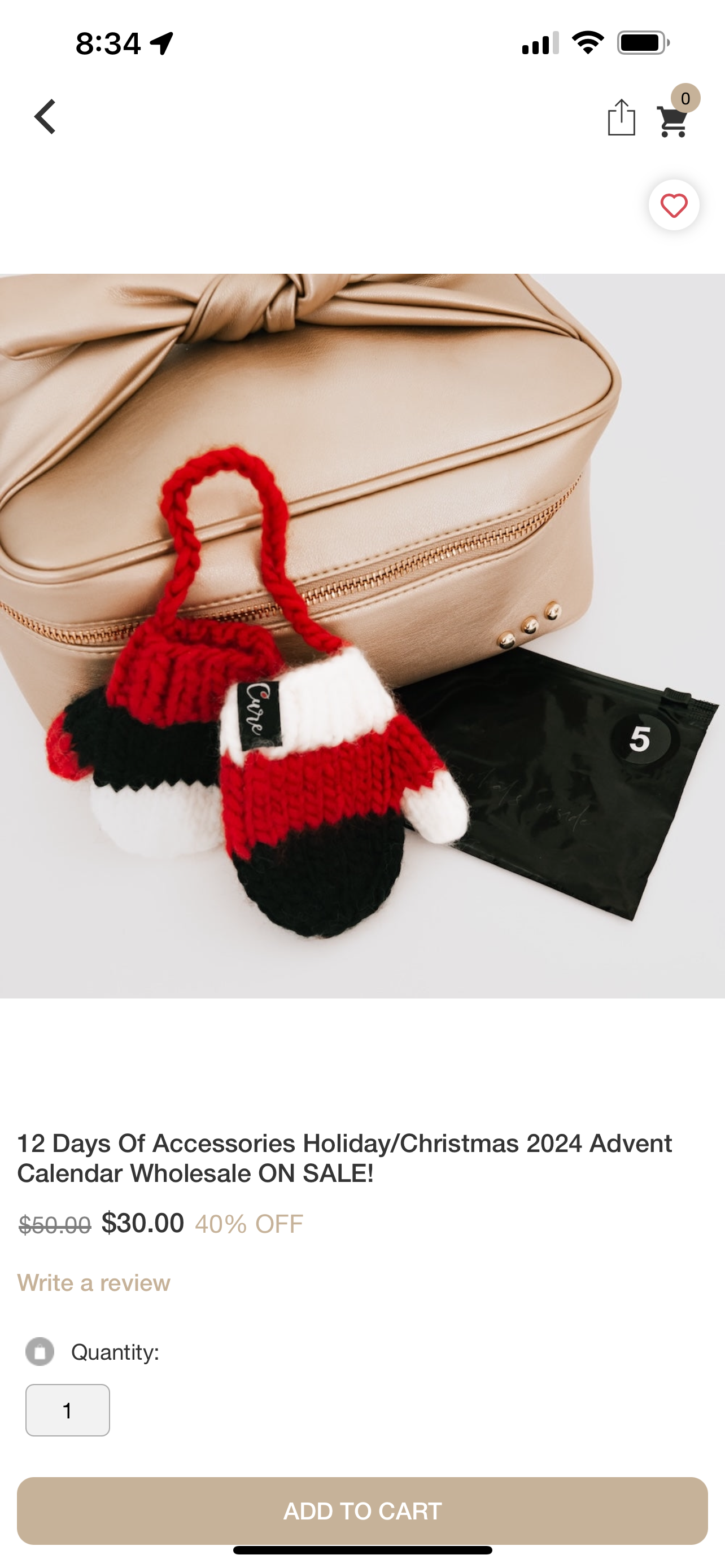 Gifts- 12 Day of Accessories Christmas 24