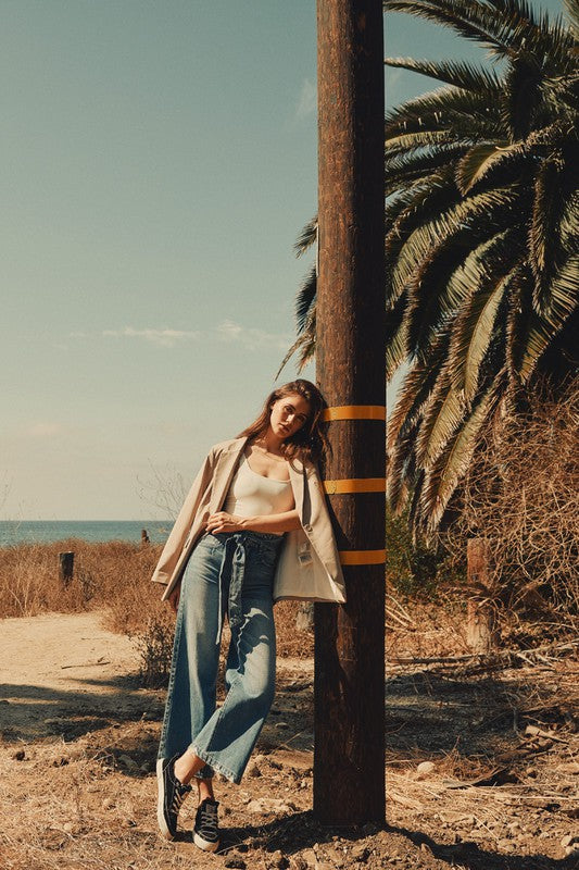 PANTS- KANCAN ULTRA HIGH RISE WIDE LEG JEANS