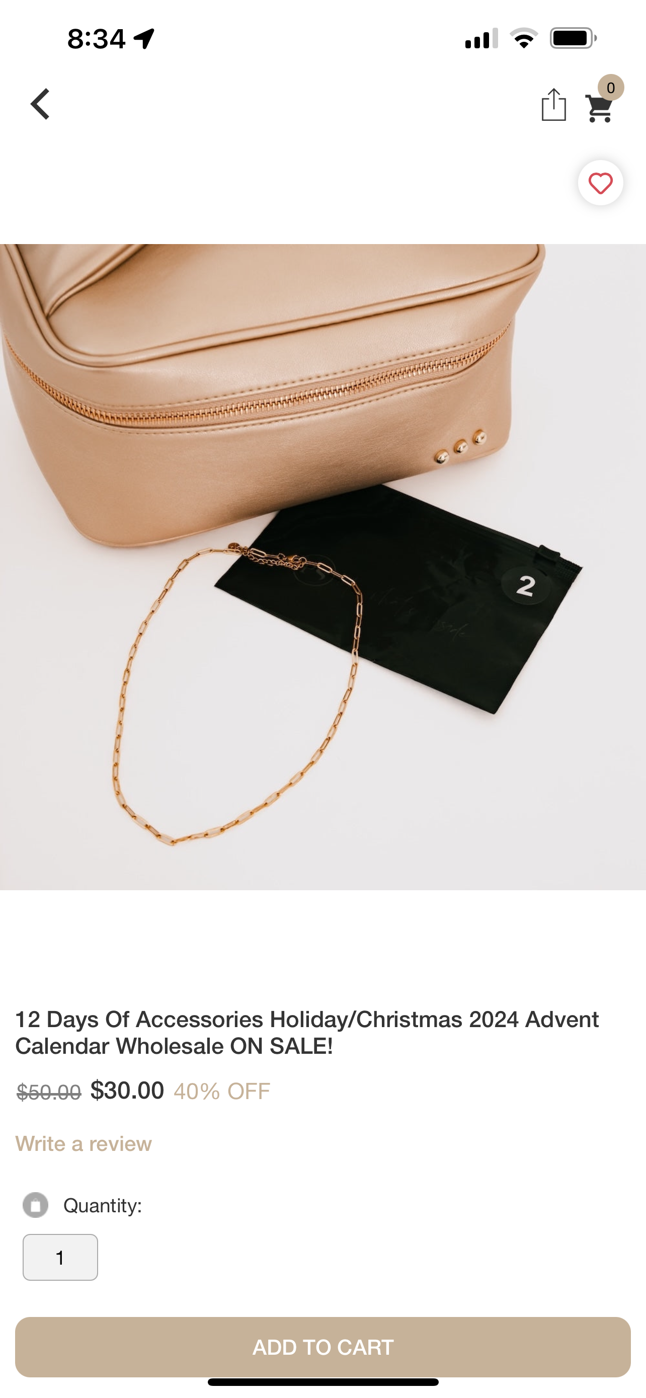 Gifts- 12 Day of Accessories Christmas 24
