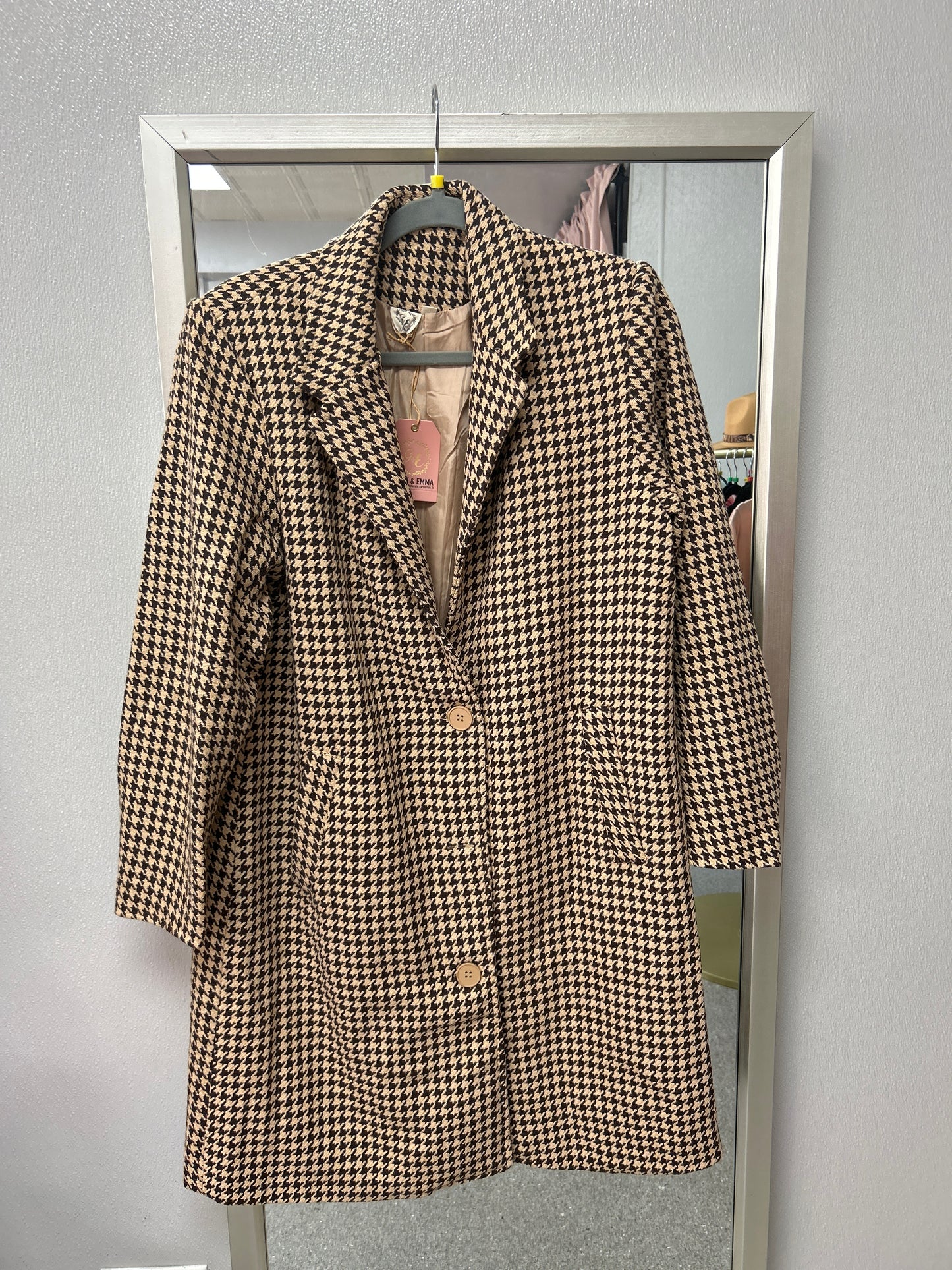 Jacket- Houndstooth and so gorgeous