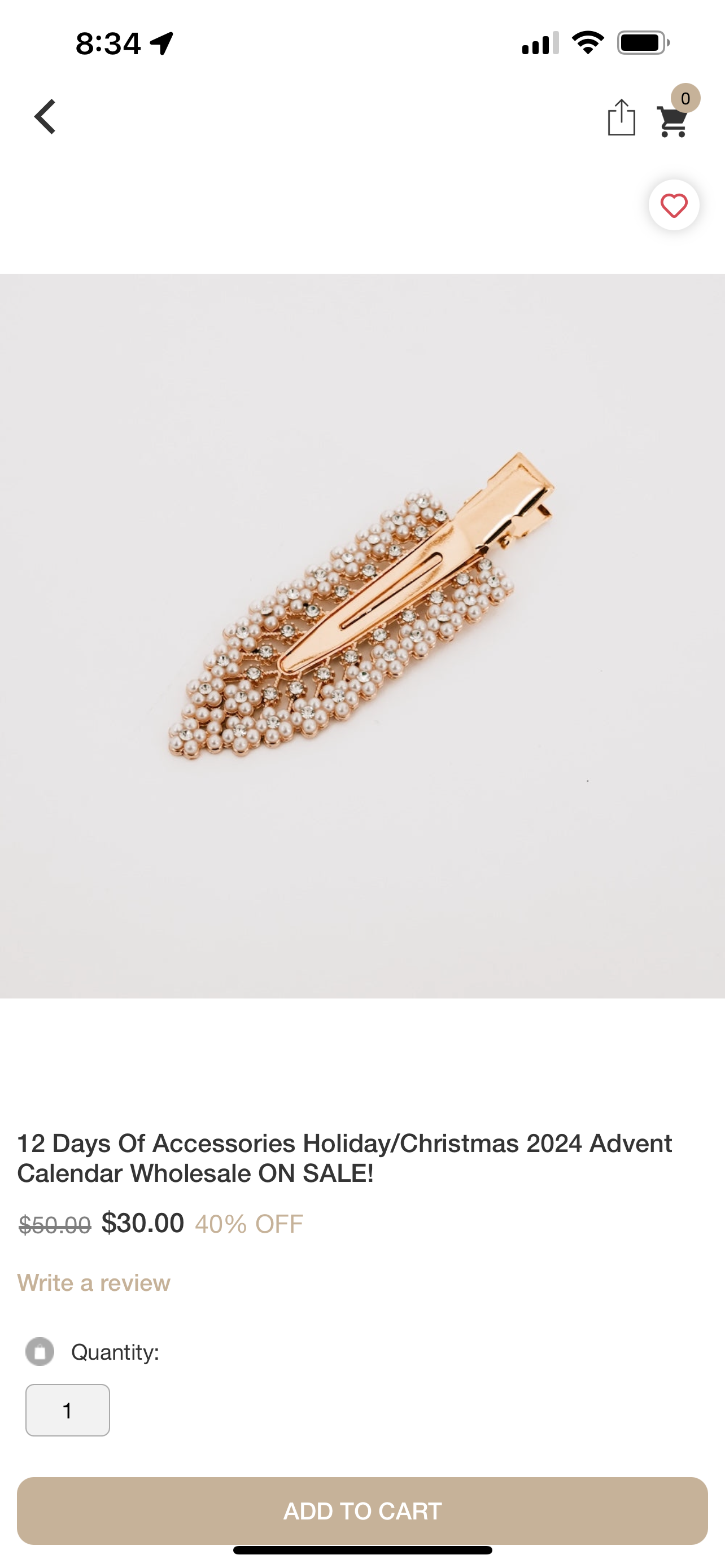 Gifts- 12 Day of Accessories Christmas 24