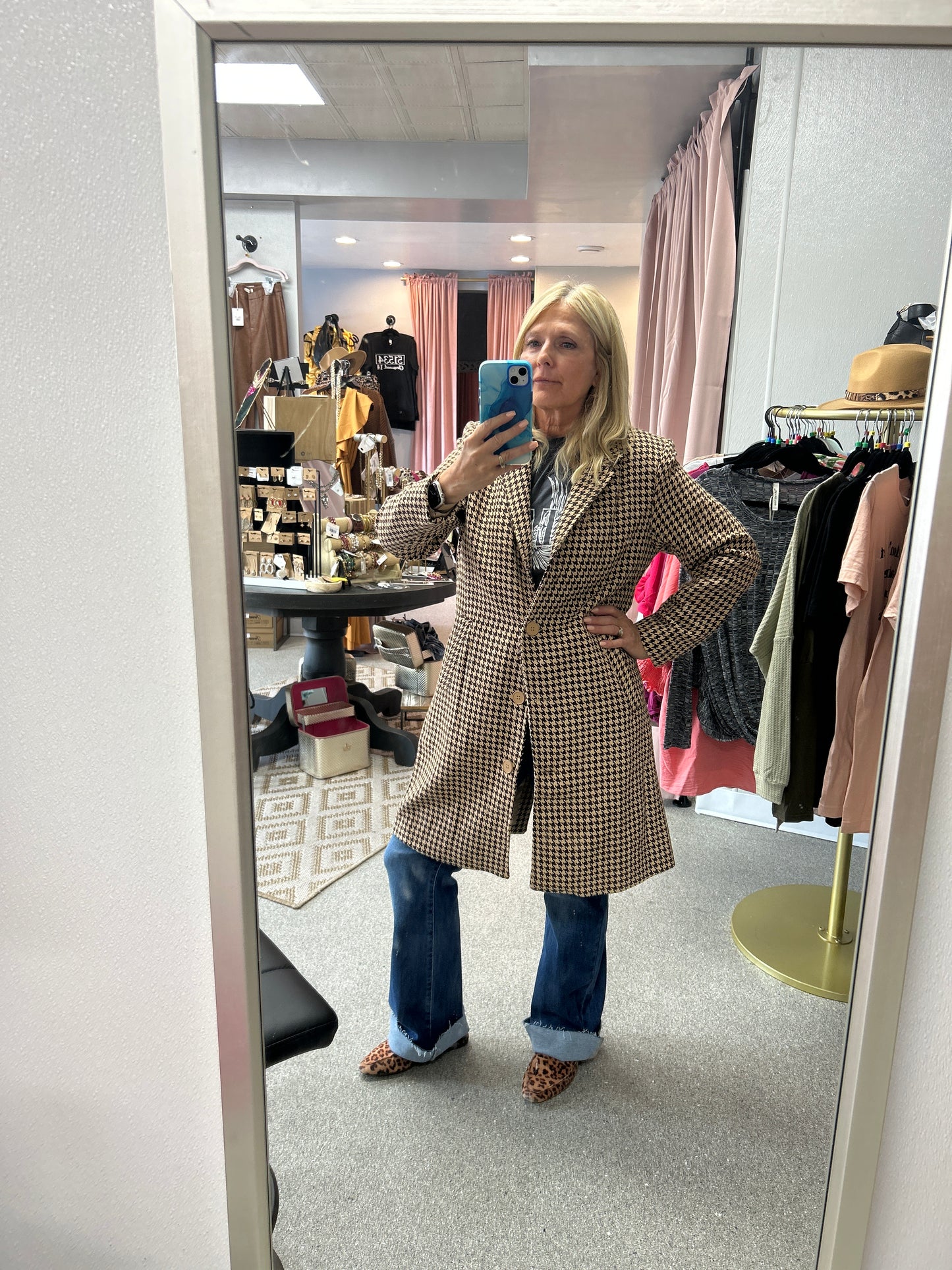 Jacket- Houndstooth and so gorgeous