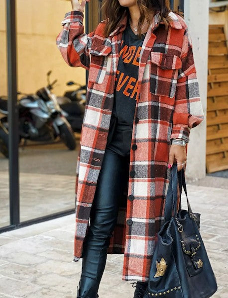 Paulina- Pretty in Plaid with Pockets!