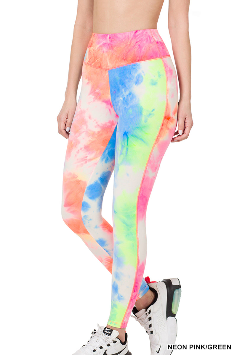 PANTS- LEGGINGS- NINA'S "tye-dye" for