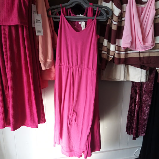 Pink front tie capella dress