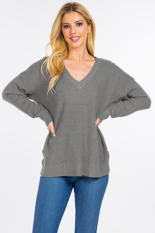 Shirt- Heather Dreamers Sweater love Charlie-Coal and Mocha are here!