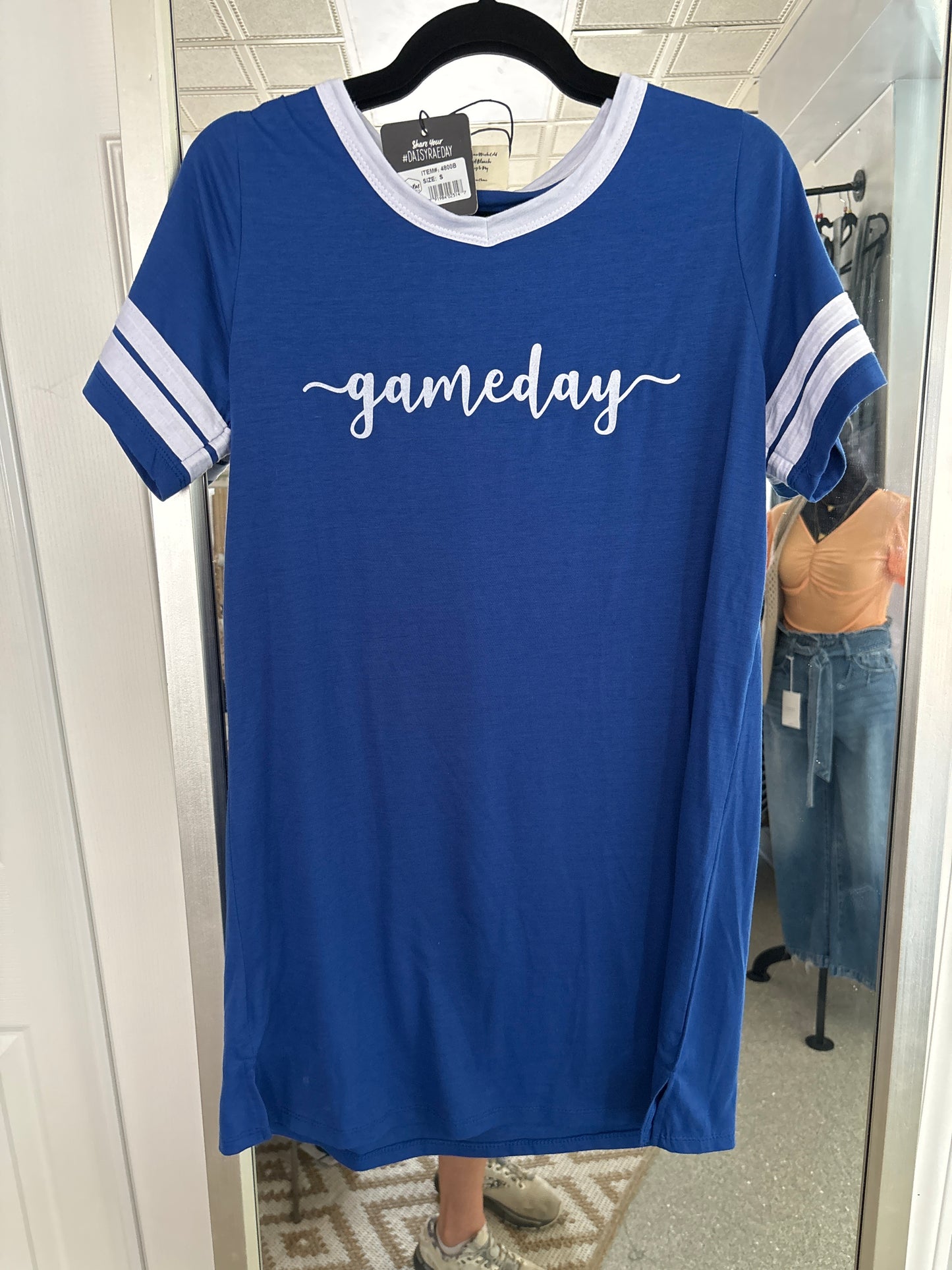 Dress- gamers blue and white