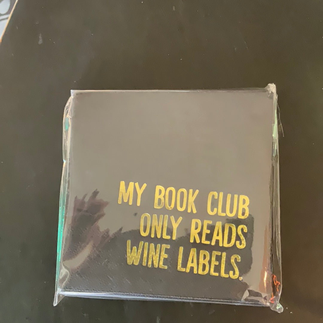 Wine Club napkins