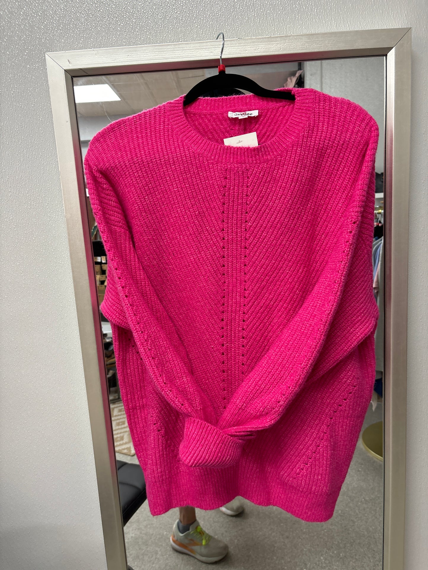 Shirt- Hot Pink Sweater