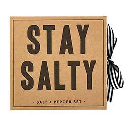 Gift- Stay Salty- Salt and Pepper Mill Book
