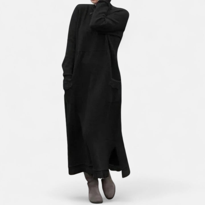 Amy | Effortless Oversized Maxi Sweater Dress with Pockets