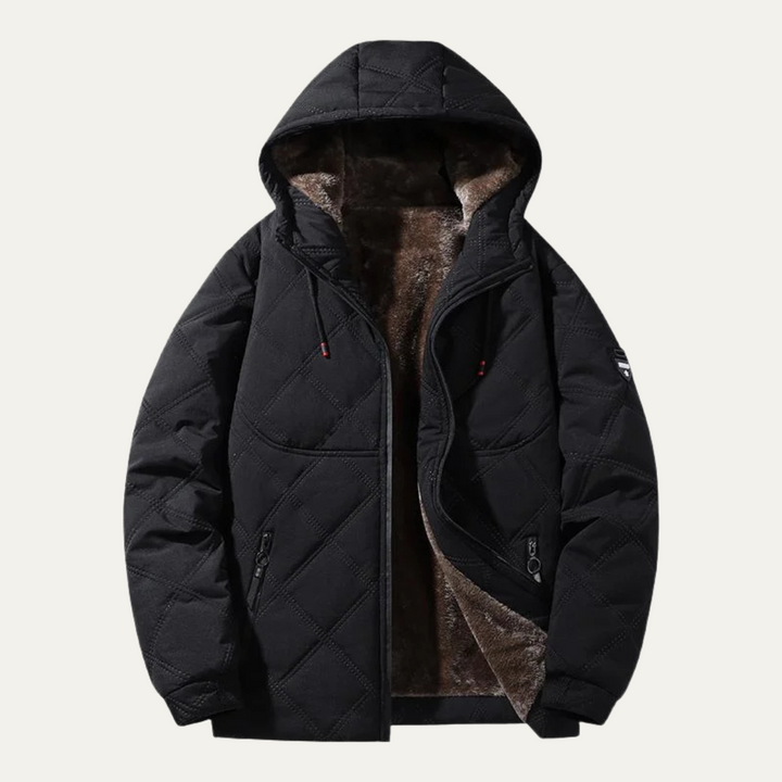 Arthur | Cozy Quilted Hooded Mens Puffer Jacket