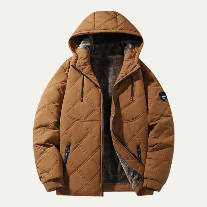 Arthur | Cozy Quilted Hooded Mens Puffer Jacket