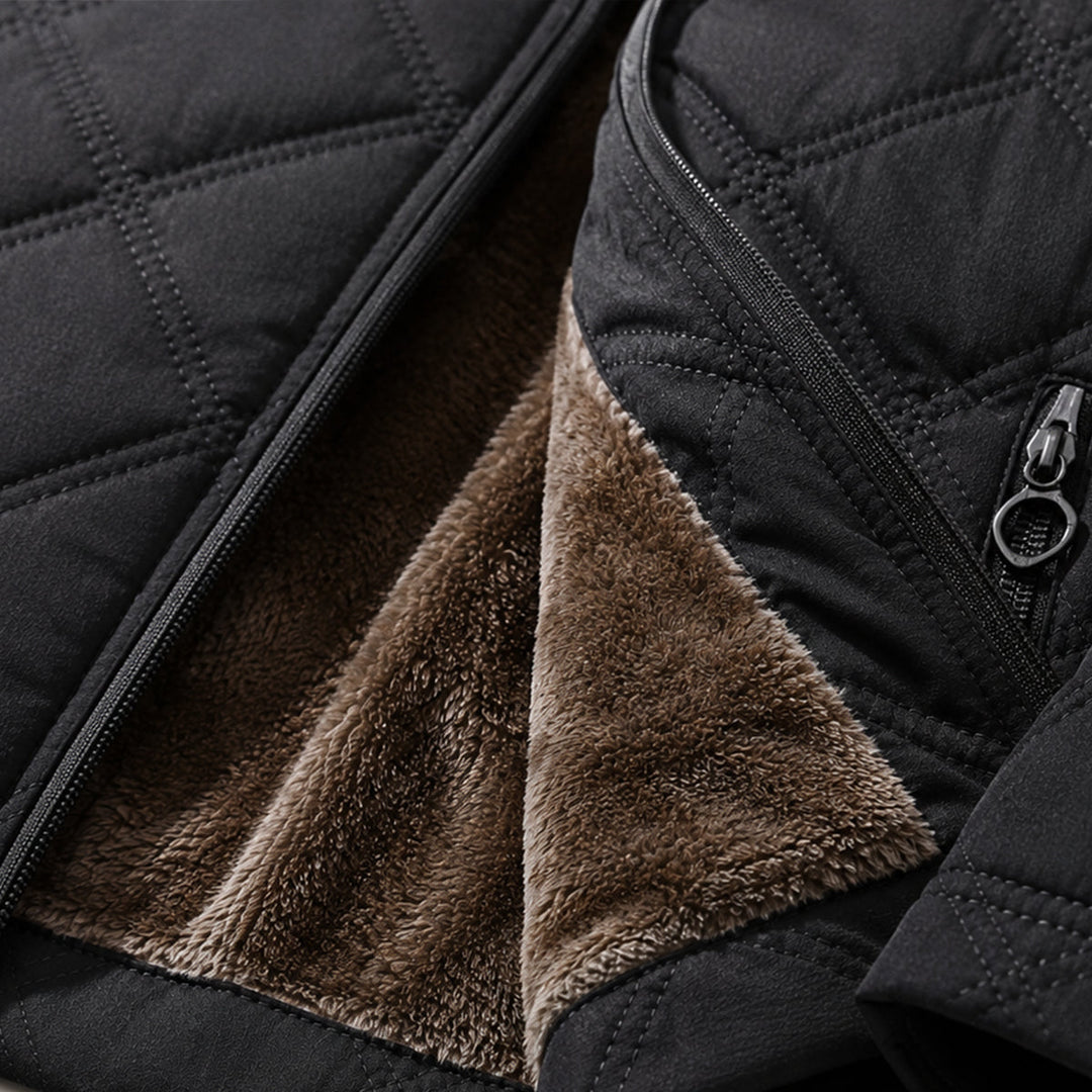 Arthur | Cozy Quilted Hooded Mens Puffer Jacket