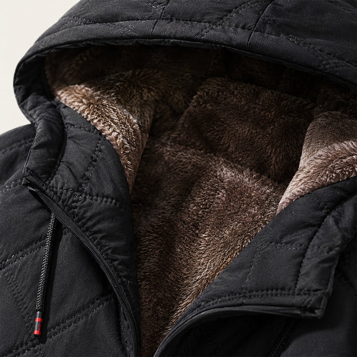 Arthur | Cozy Quilted Hooded Mens Puffer Jacket