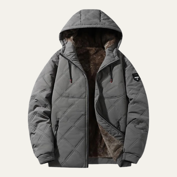 Arthur | Cozy Quilted Hooded Mens Puffer Jacket