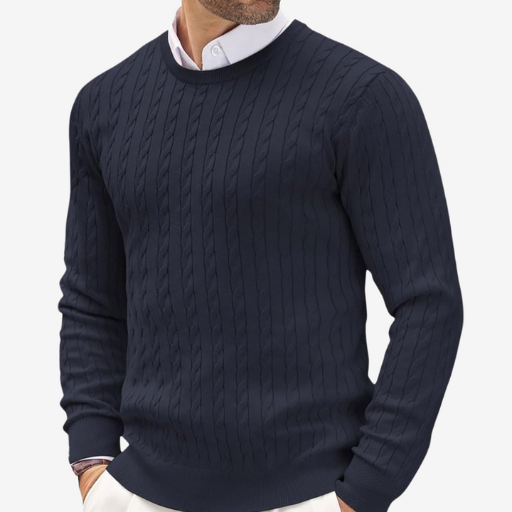 Bradley | Cozy Crew Neck Mens Knit Sweater