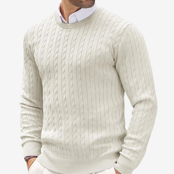 Bradley | Cozy Crew Neck Mens Knit Sweater