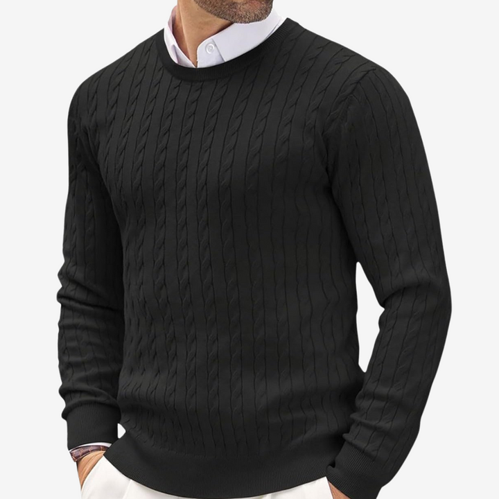 Bradley | Cozy Crew Neck Mens Knit Sweater