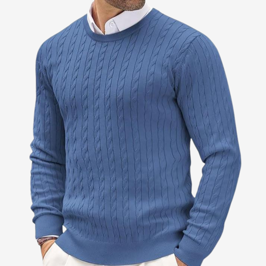 Bradley | Cozy Crew Neck Mens Knit Sweater