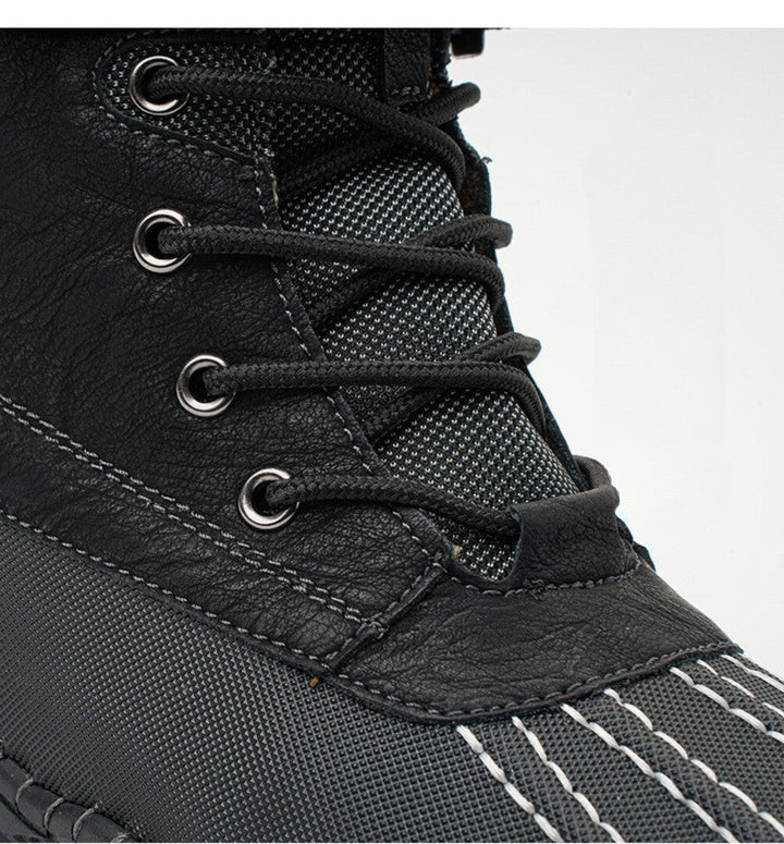 Brandon | Stylish High-Top Lace-Up Mens Snow Boots