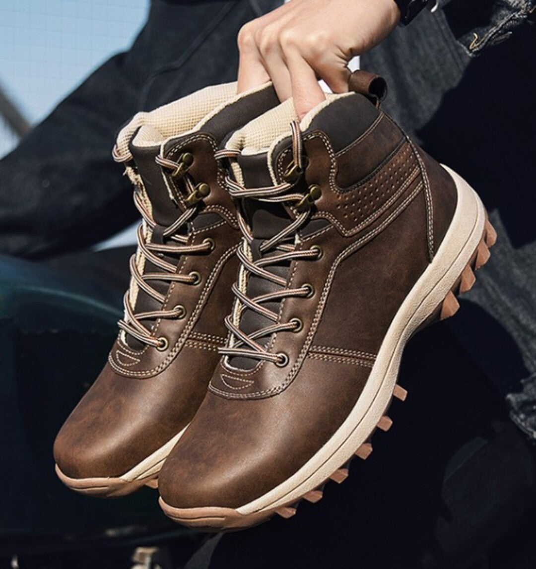 Brian | Stylish Lace-Up Mens Snow Boots