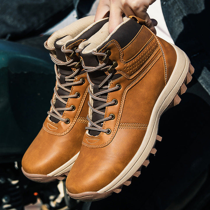 Brian | Stylish Lace-Up Mens Snow Boots