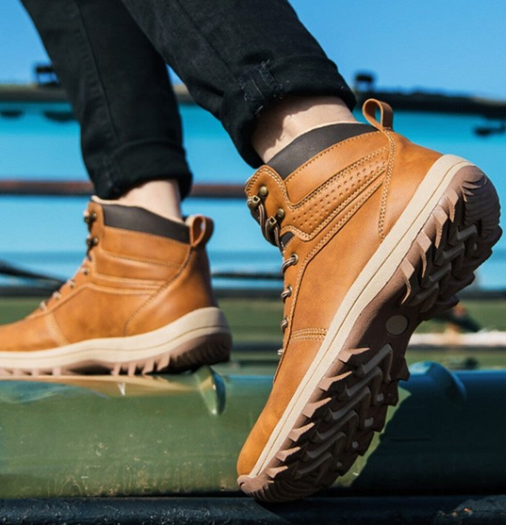 Brian | Stylish Lace-Up Mens Snow Boots