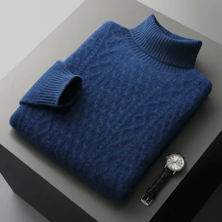Bryan | Timeless Cable-Knit Turtleneck Mens Knit Sweater