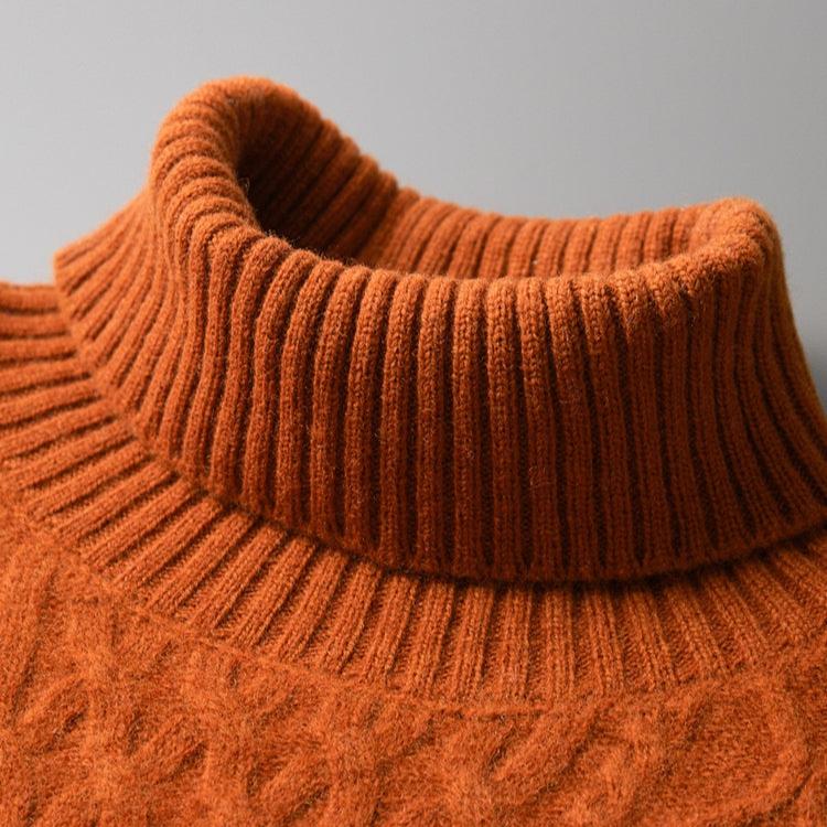 Bryan | Timeless Cable-Knit Turtleneck Mens Knit Sweater