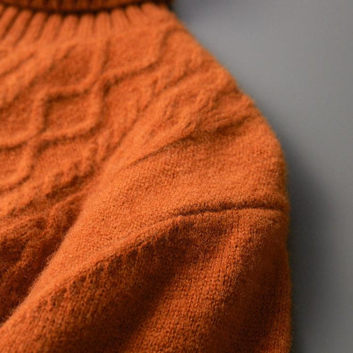 Bryan | Timeless Cable-Knit Turtleneck Mens Knit Sweater