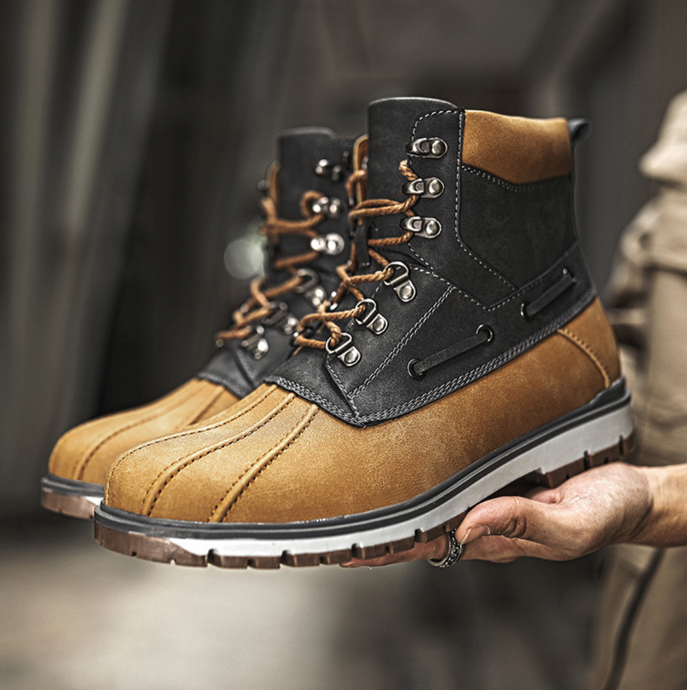 Caleb | Lace-Up Winter Mens Snow Boots