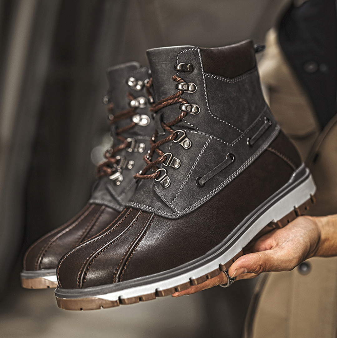 Caleb | Lace-Up Winter Mens Snow Boots