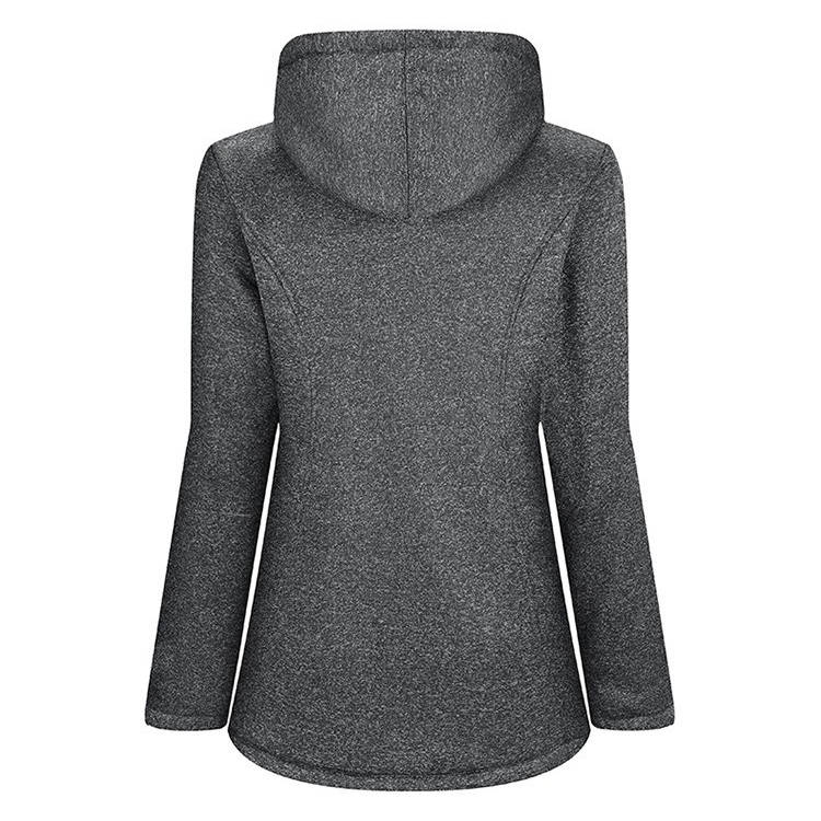 Charlotte | Chic Hooded Toggle Sherpa Jacket Women