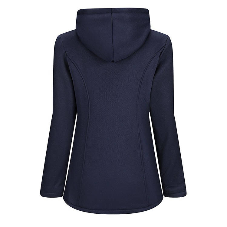 Charlotte | Chic Hooded Toggle Sherpa Jacket Women