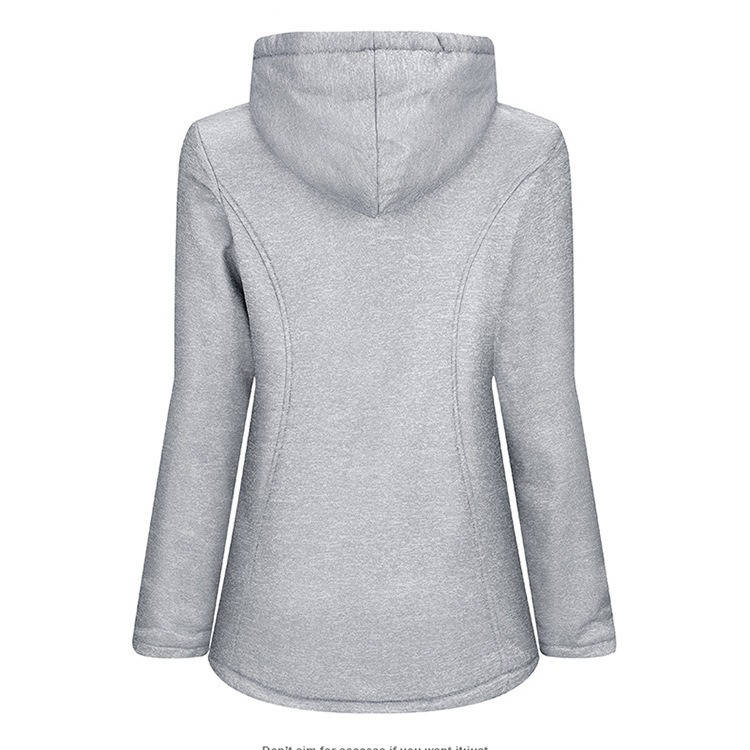 Charlotte | Chic Hooded Toggle Sherpa Jacket Women