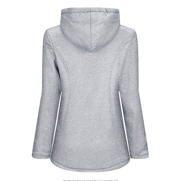 Charlotte | Chic Hooded Toggle Sherpa Jacket Women