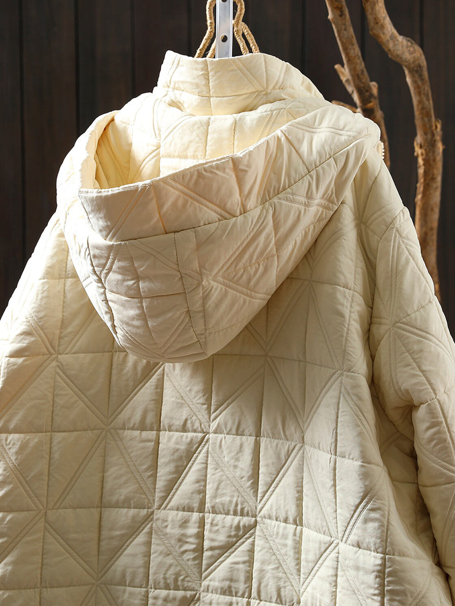 Christine | Cozy Quilted Hooded Longline Puffer Jacket Women