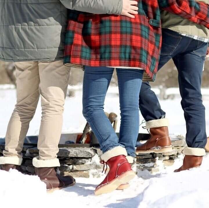 Christine | Lace-Up Mid-Calf Winter Snow Boots Women
