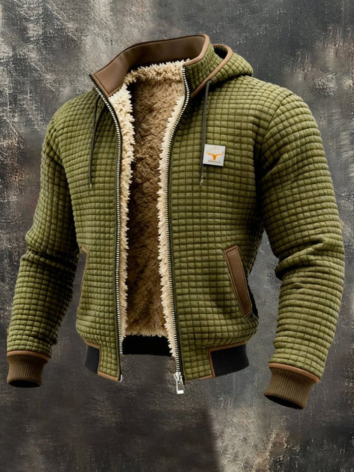Christopher | Cozy Quilted Hooded Mens Puffer Jacket