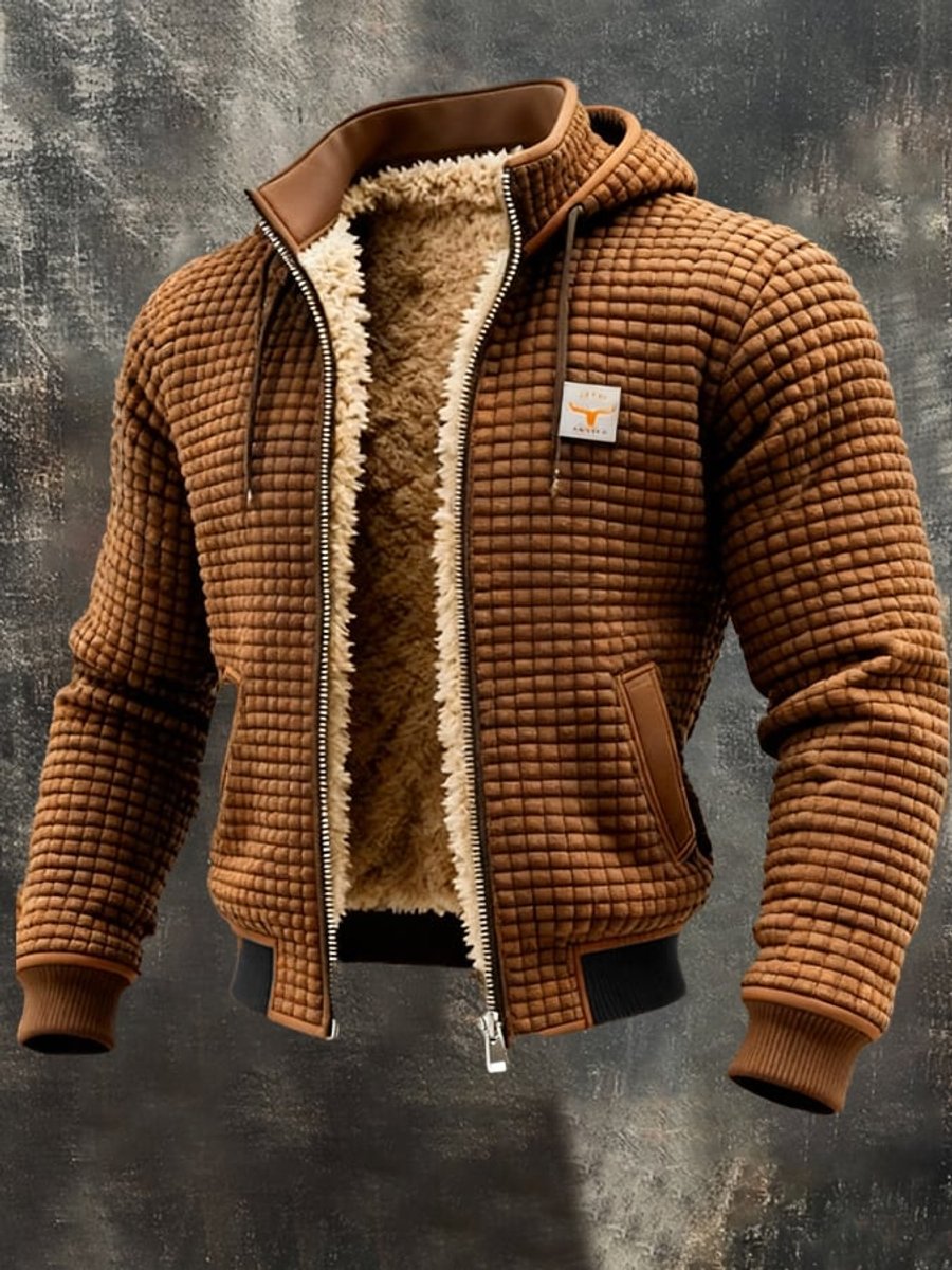 Christopher | Cozy Quilted Hooded Mens Puffer Jacket