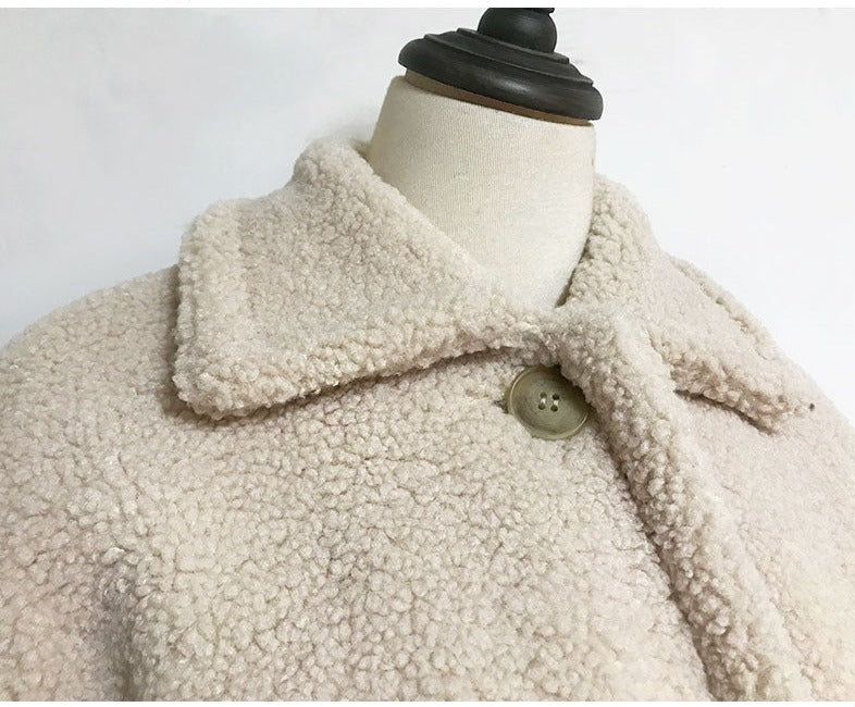 Danielle | Cozy Lapel Collar Sherpa Jacket Women