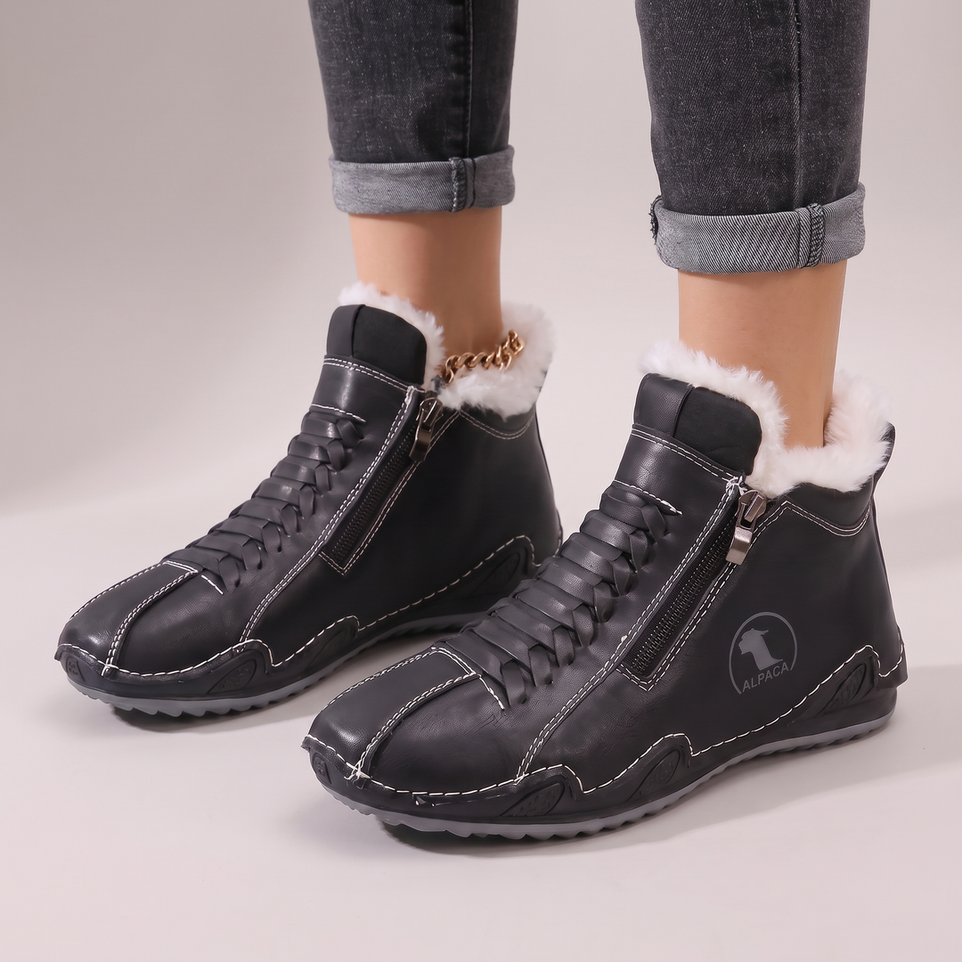 Danielle | Side Zip Ankle Snow Boots Women