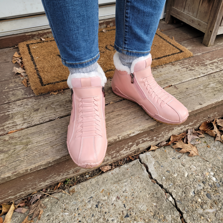 Danielle | Side Zip Ankle Snow Boots Women