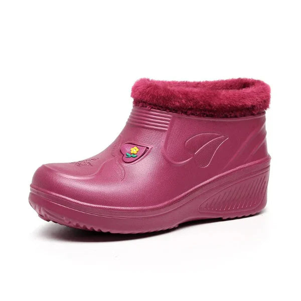 Denise | Slip-On Wedge Ankle Snow Boots Women