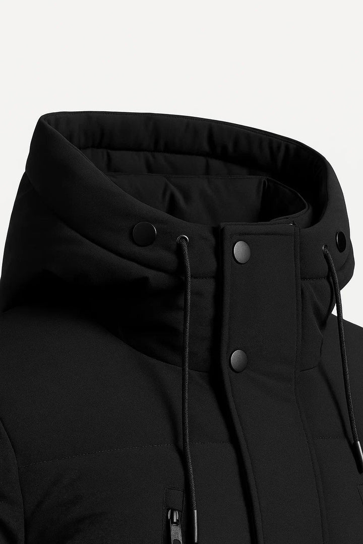 Dylan | Long Hooded Mens Puffer Jacket