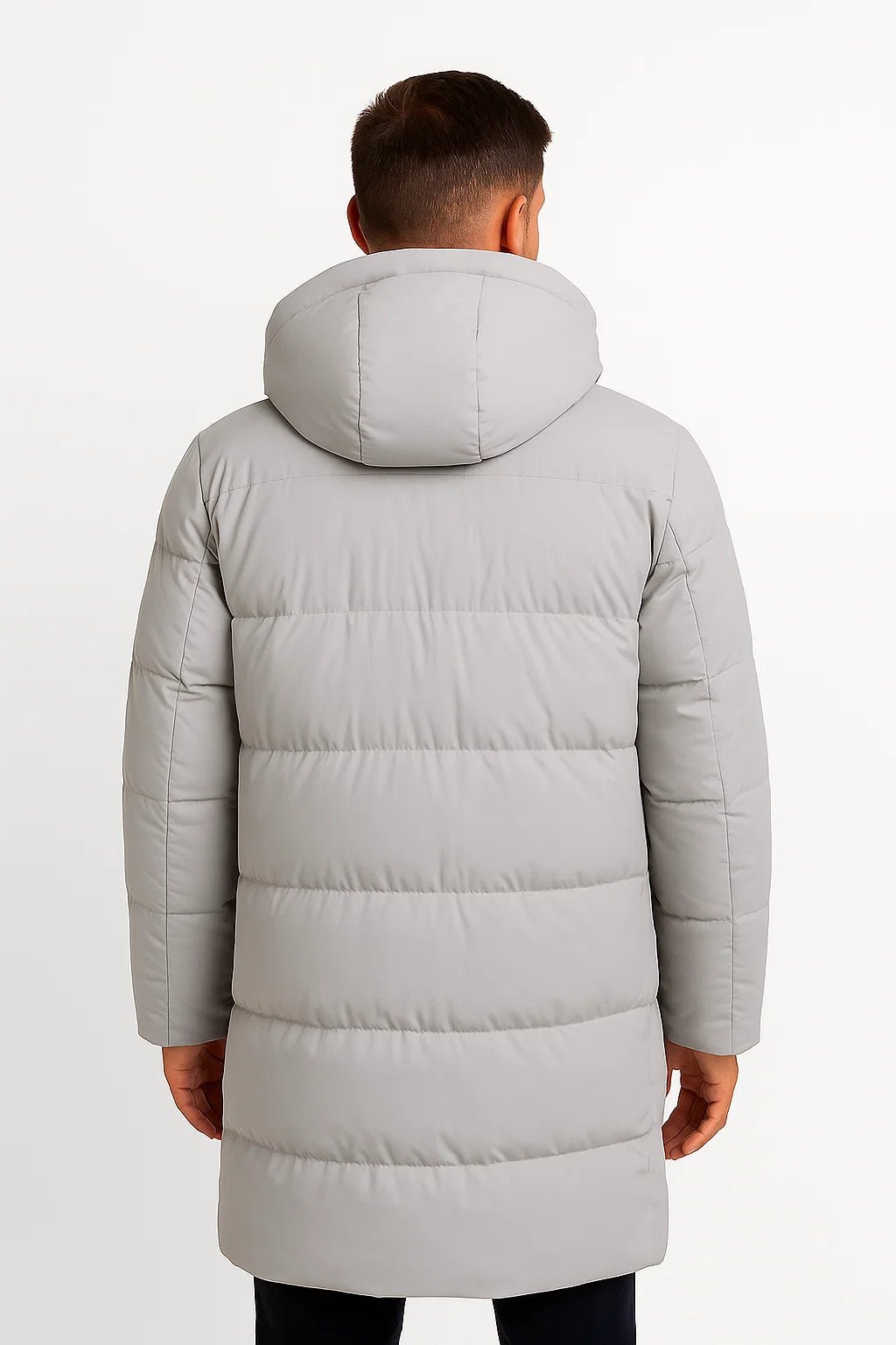 Dylan | Long Hooded Mens Puffer Jacket
