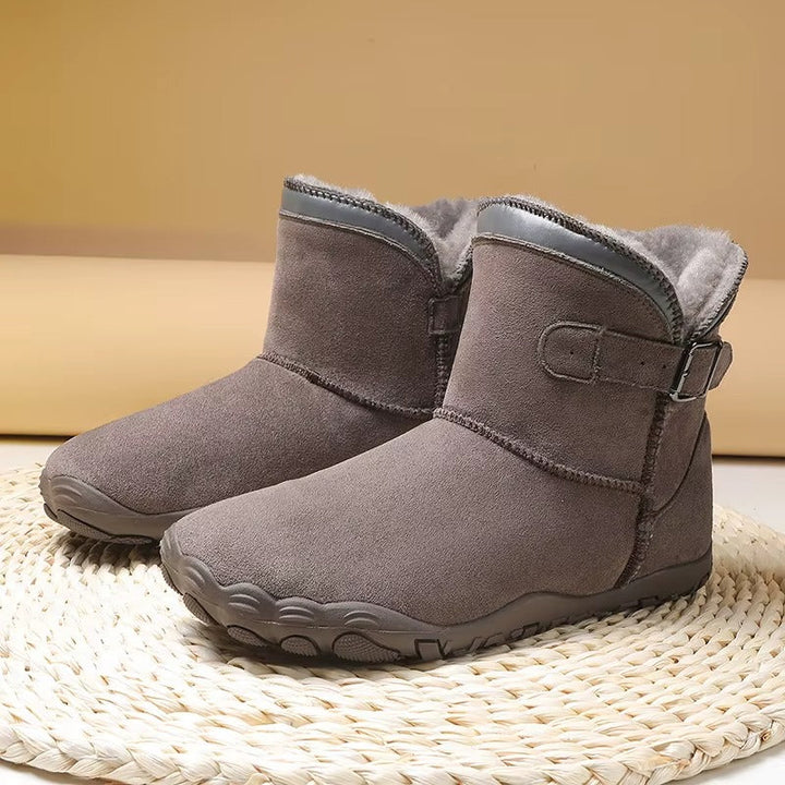 Emily | Lined Buckle Ankle Snow Boots Women