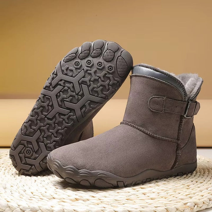 Emily | Lined Buckle Ankle Snow Boots Women